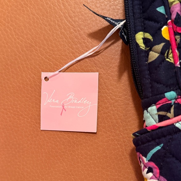 Vera Bradley Navy Floral Backpack - Picture 2 of 6